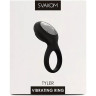 Эрекционное виброкольцо с круглым стимулятором SVAKOM TYLER SRING-01-BLK